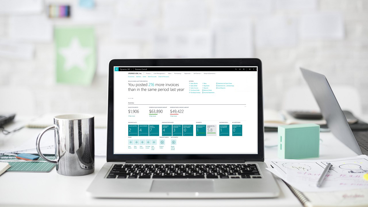 Microsoft Copilot di Dynamics 365 Business Central