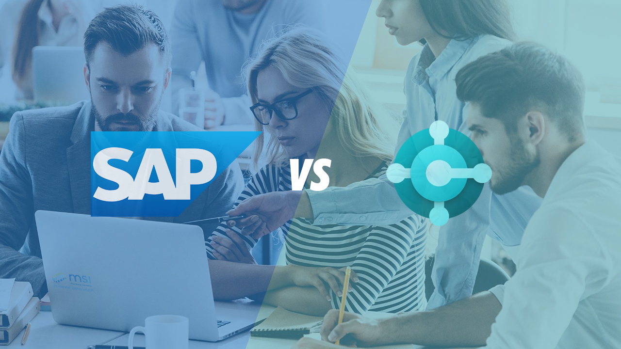 sap vs microsoft dynmaics 365 bc